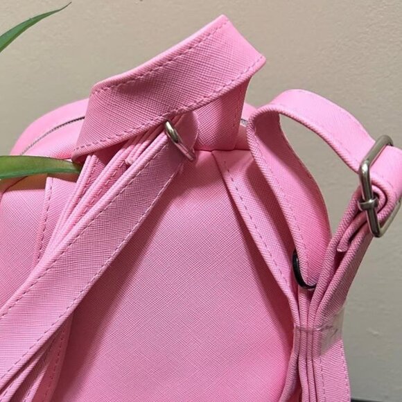 Marc Tetro Yorkie Yorkshire Terrier 10” X 8” Pink Bag Backpack - Picture 6 of 7